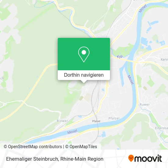 Ehemaliger Steinbruch Karte