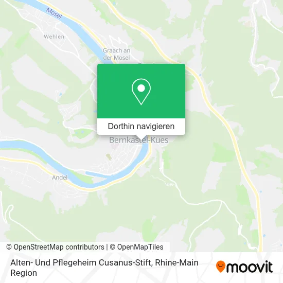 Alten- Und Pflegeheim Cusanus-Stift Karte