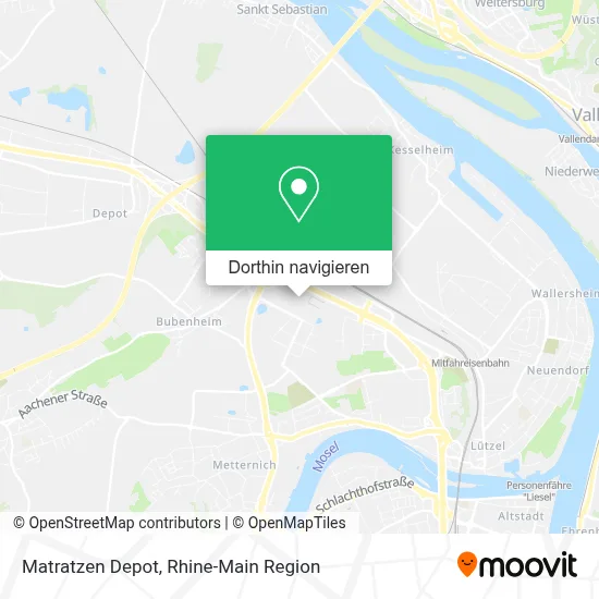 Matratzen Depot Karte