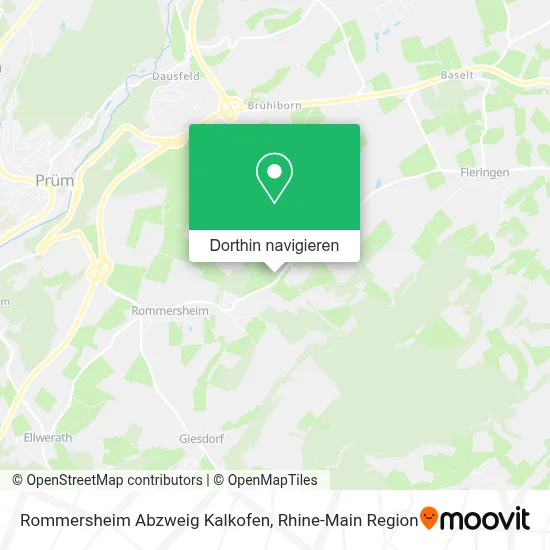 Rommersheim Abzweig Kalkofen Karte