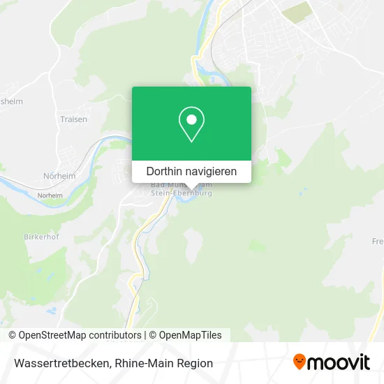 Wassertretbecken Karte