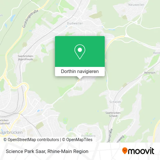 Science Park Saar Karte