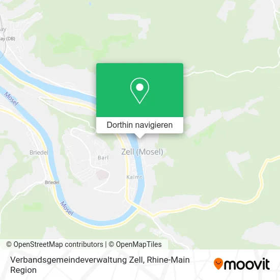 Verbandsgemeindeverwaltung Zell Karte