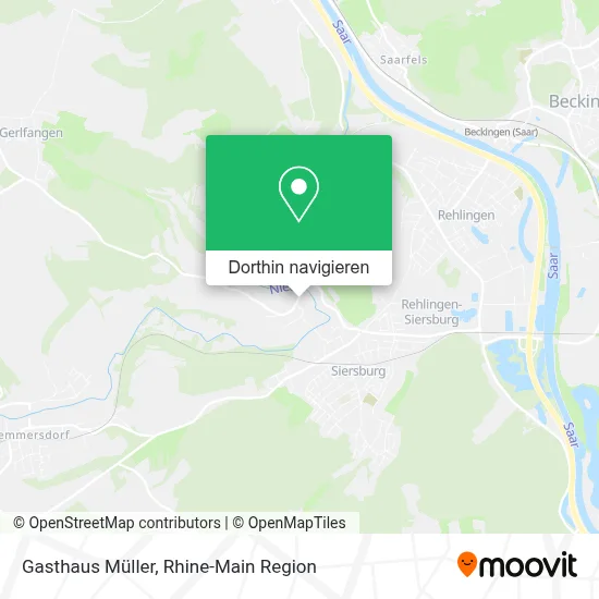 Gasthaus Müller Karte