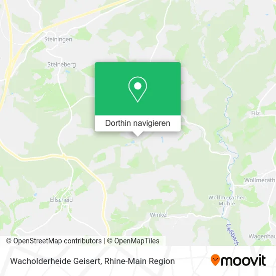 Wacholderheide Geisert Karte