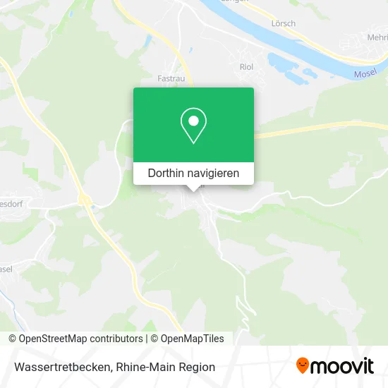 Wassertretbecken Karte