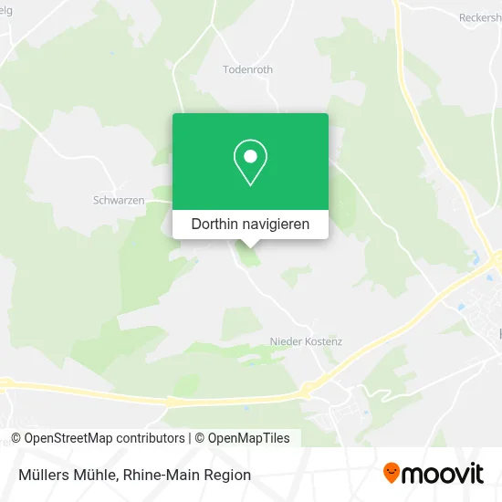 Müllers Mühle Karte