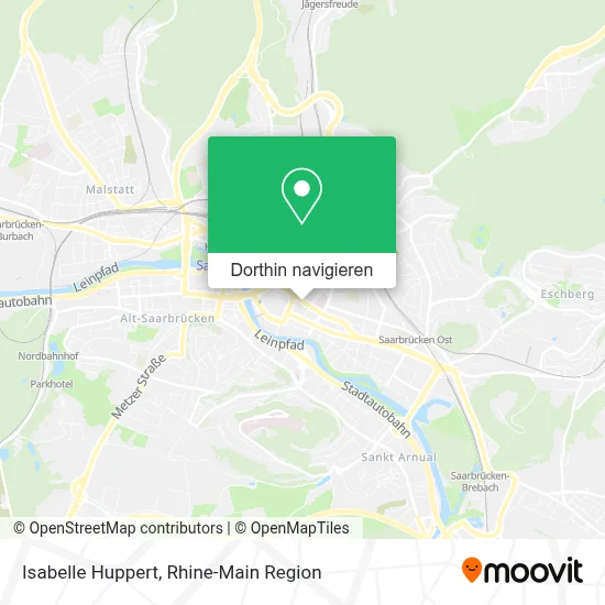 Isabelle Huppert Karte