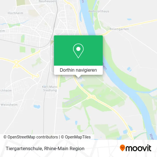 Tiergartenschule Karte