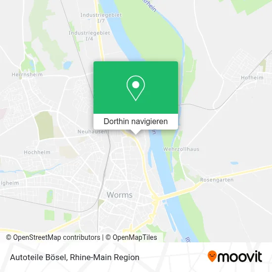 Autoteile Bösel Karte