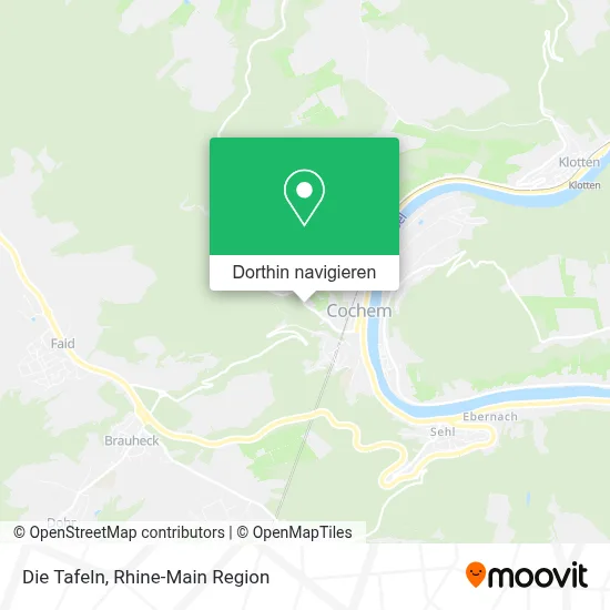Die Tafeln Karte