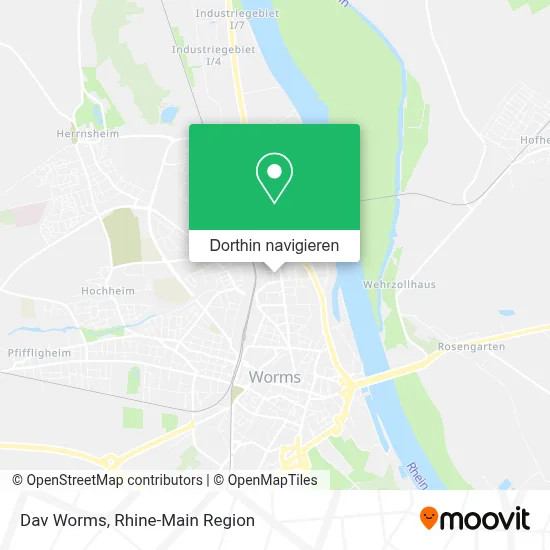 Dav Worms Karte