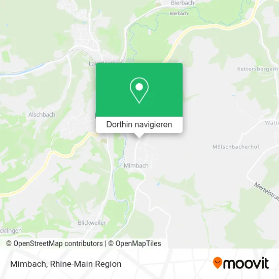 Mimbach Karte