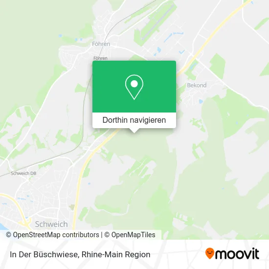 In Der Büschwiese Karte