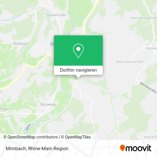 Mimbach Karte