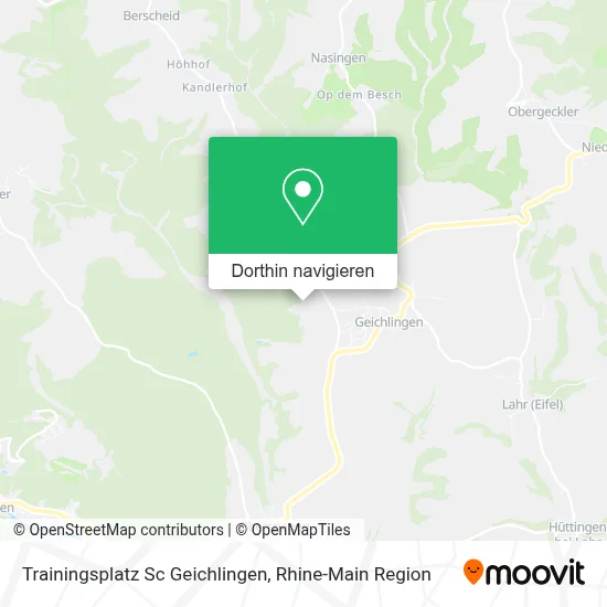 Trainingsplatz Sc Geichlingen Karte