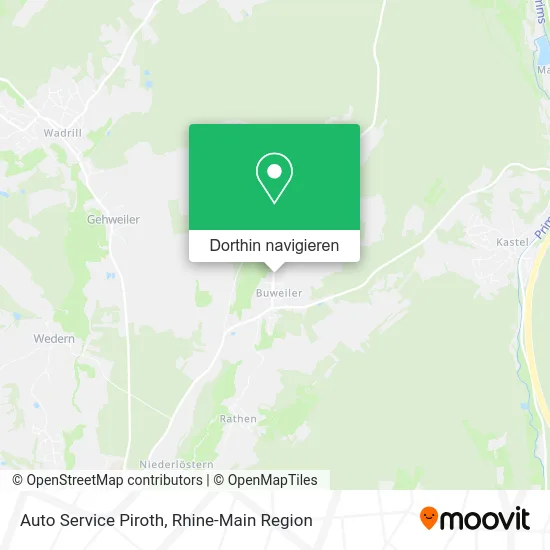 Auto Service Piroth Karte