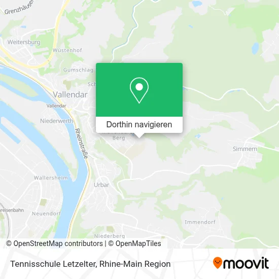 Tennisschule Letzelter Karte