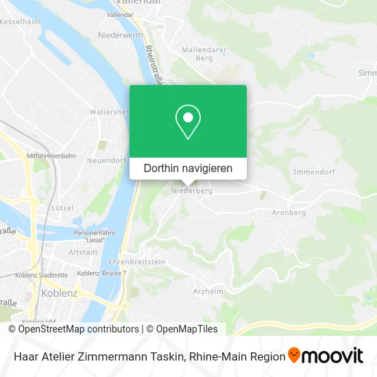 Haar Atelier Zimmermann Taskin Karte