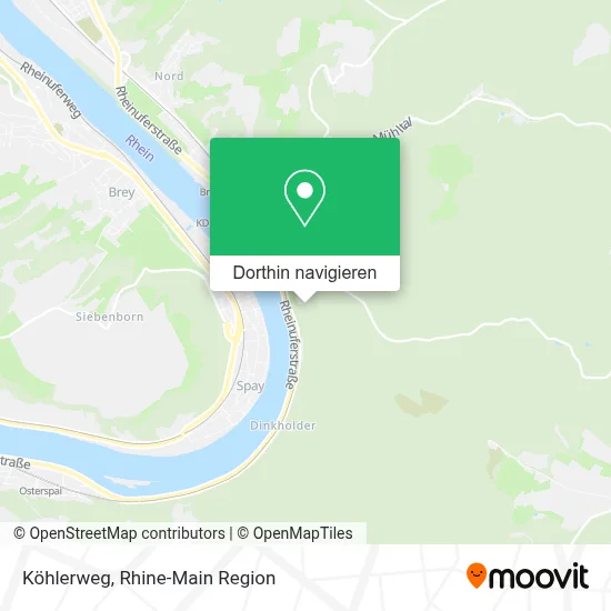 Köhlerweg Karte