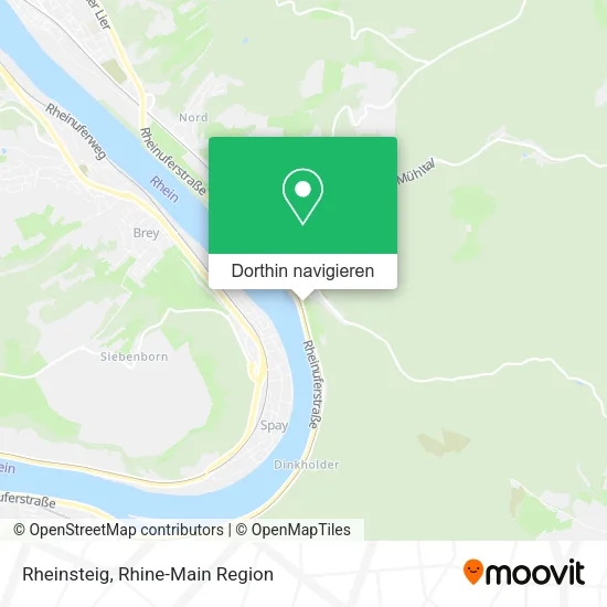Rheinsteig Karte
