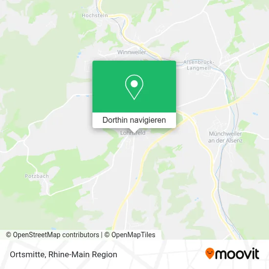 Ortsmitte Karte