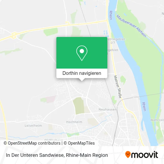 In Der Unteren Sandwiese Karte