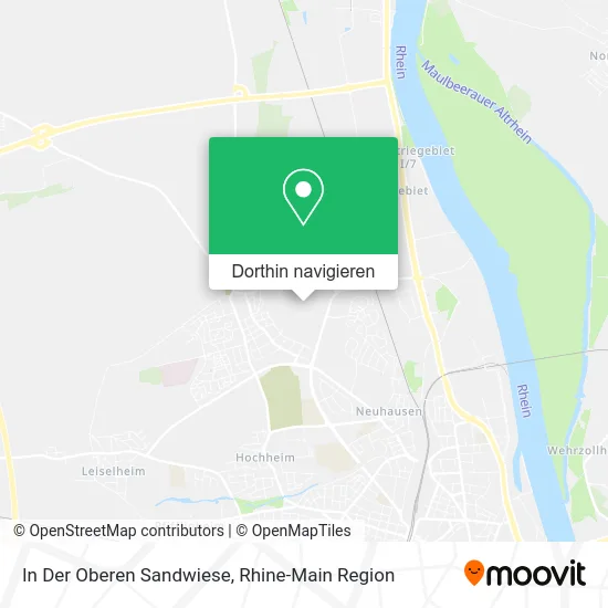 In Der Oberen Sandwiese Karte