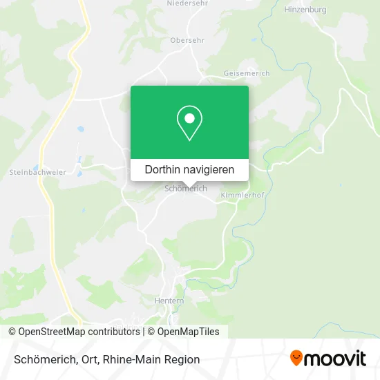 Schömerich, Ort Karte