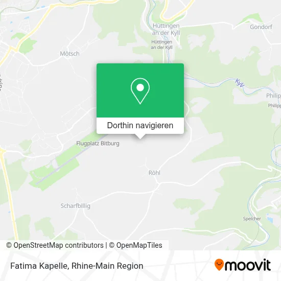 Fatima Kapelle Karte
