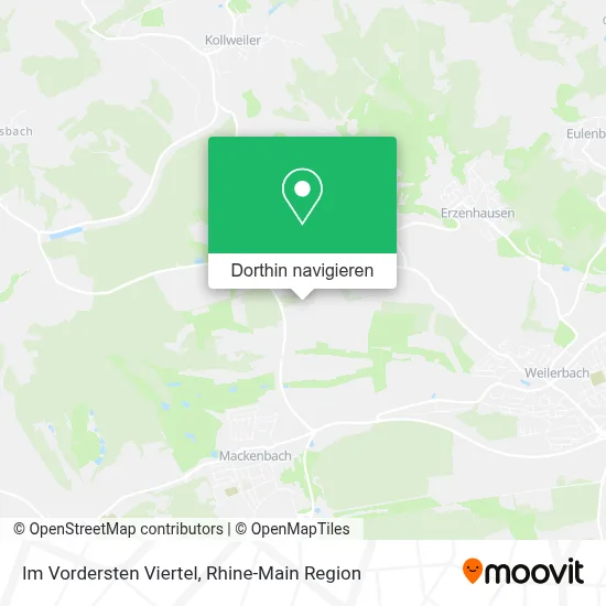 Im Vordersten Viertel Karte