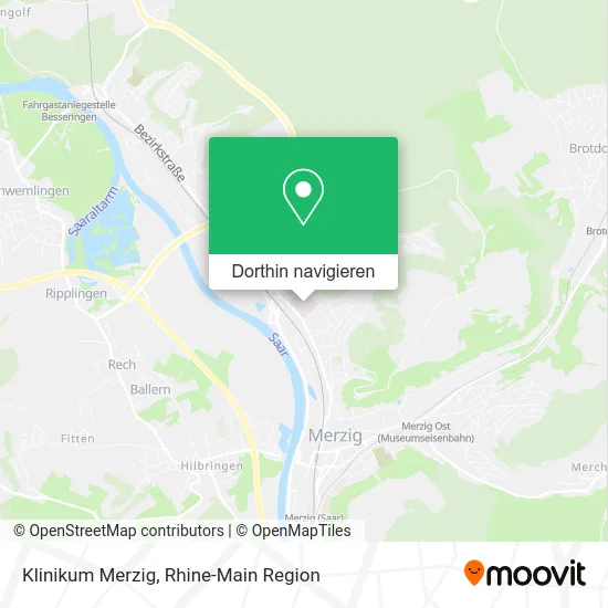 Klinikum Merzig Karte