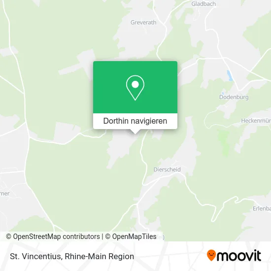 St. Vincentius Karte