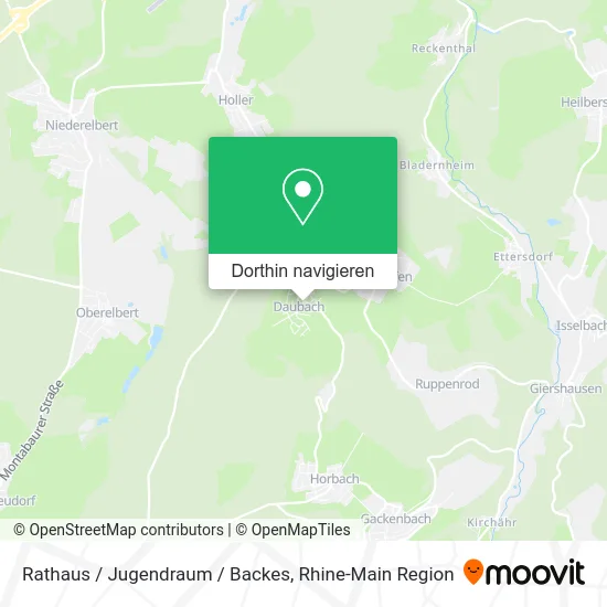 Rathaus / Jugendraum / Backes Karte