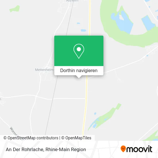 An Der Rohrlache Karte