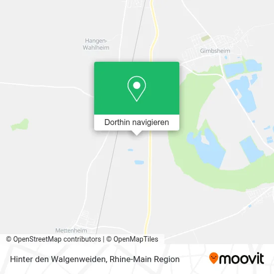 Hinter den Walgenweiden Karte