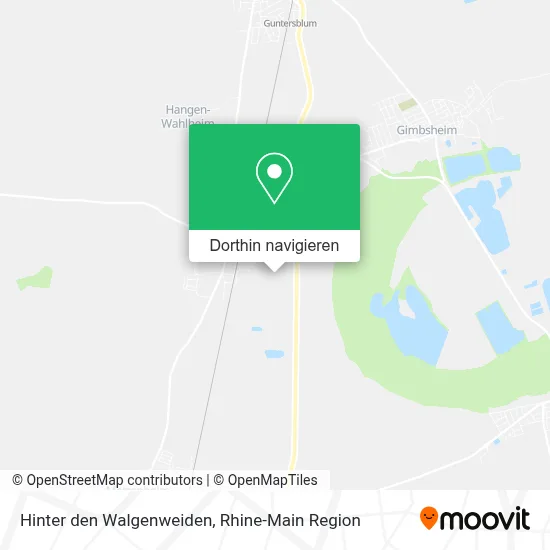 Hinter den Walgenweiden Karte