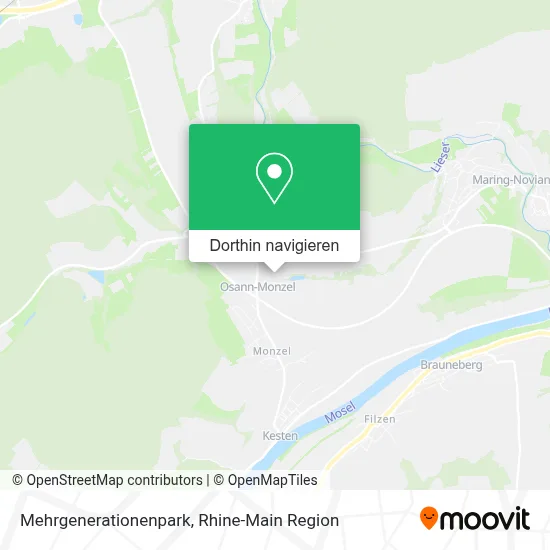 Mehrgenerationenpark Karte