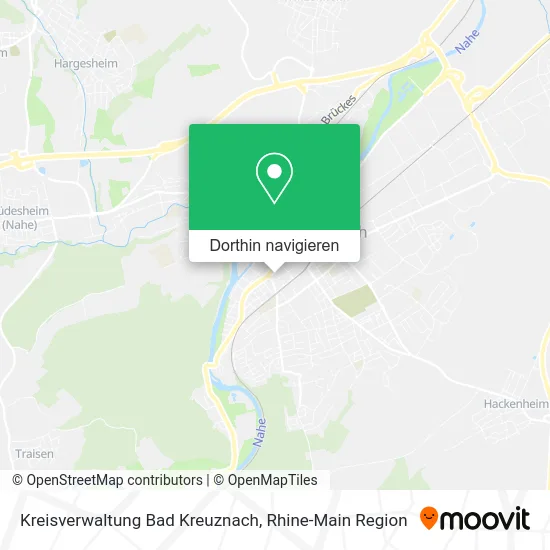 Kreisverwaltung Bad Kreuznach Karte
