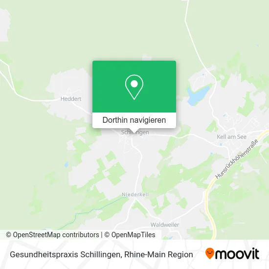 Gesundheitspraxis Schillingen Karte