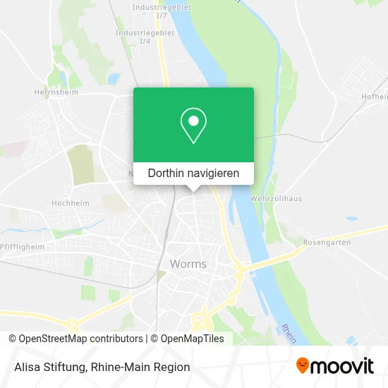 Alisa Stiftung Karte
