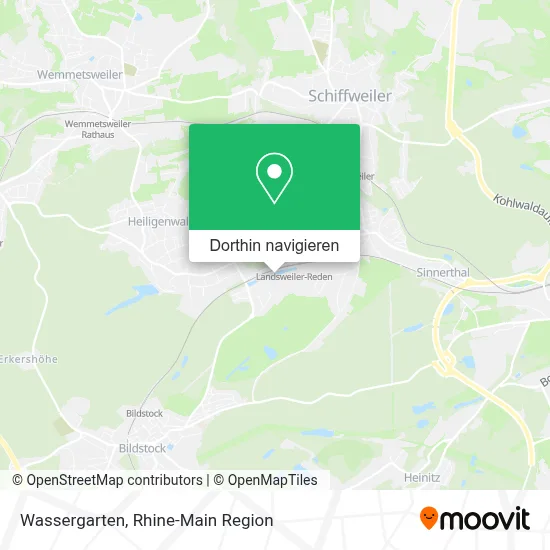 Wassergarten Karte