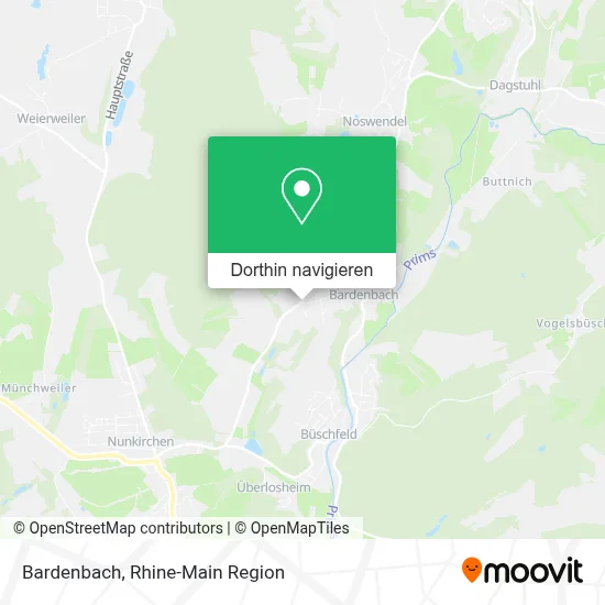 Bardenbach Karte