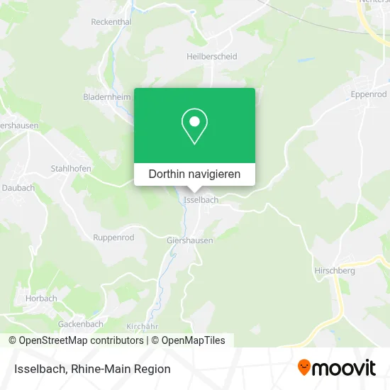 Isselbach Karte