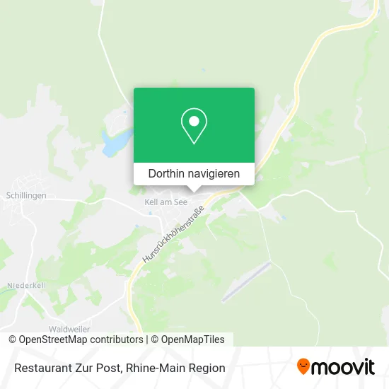 Restaurant Zur Post Karte