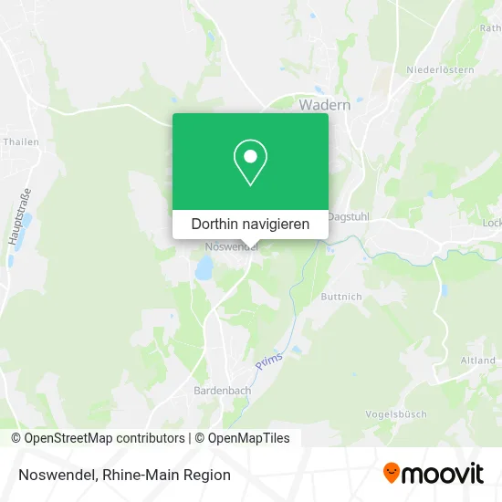Noswendel Karte