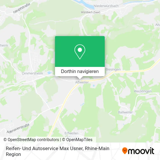 Reifen- Und Autoservice Max Usner Karte