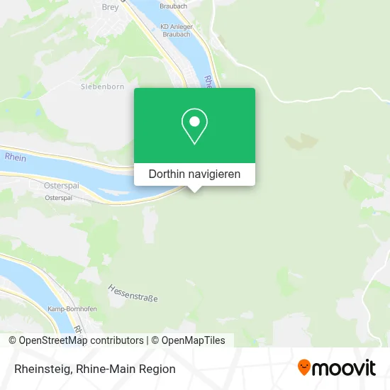 Rheinsteig Karte