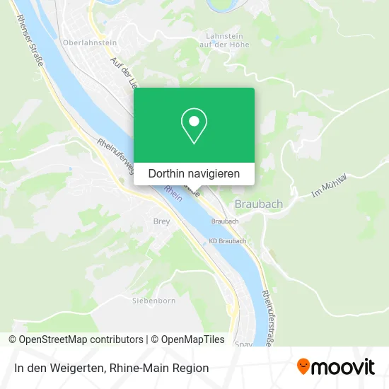 In den Weigerten Karte