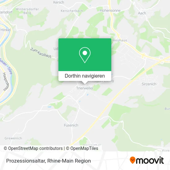 Prozessionsaltar Karte